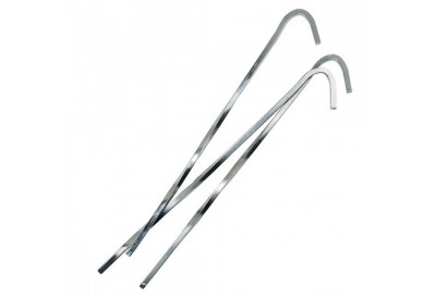 Yellowstone Steel Skewer Tent Pegs x 10 (9 inch / 23cm)